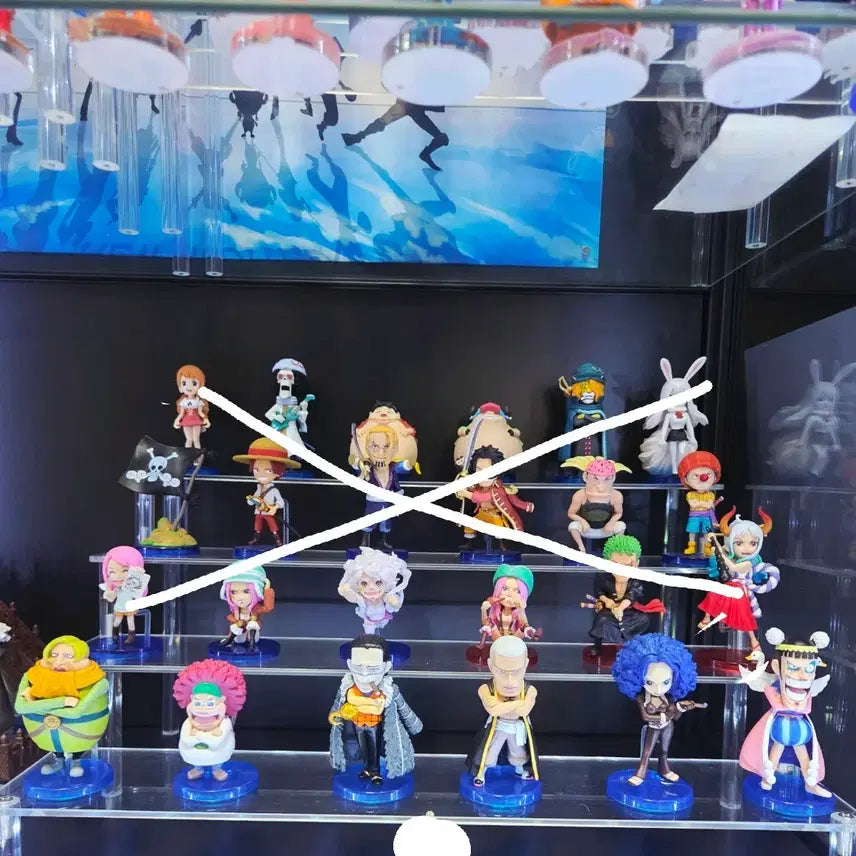 [BUNJANG] One Piece World Collectable Figure Baroque Works 6 Figure Set / 원피스 월콜 16탄 바로크워크스 6인 일괄판매