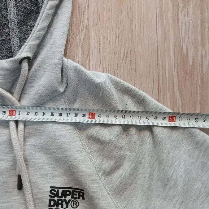 [BUNJANG] Superdry Hooded Zip-up Gray 100 Slim Fit / 수퍼드라이 후드집업 그레이 100 슬림핏