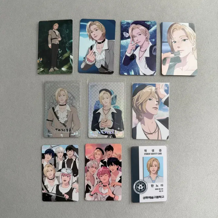 [BUNJANG] PLAVE Noah Photocard and Student ID Bundle Set / 플레이브 노아 앨범 포카 단체 포카 학생증 일괄