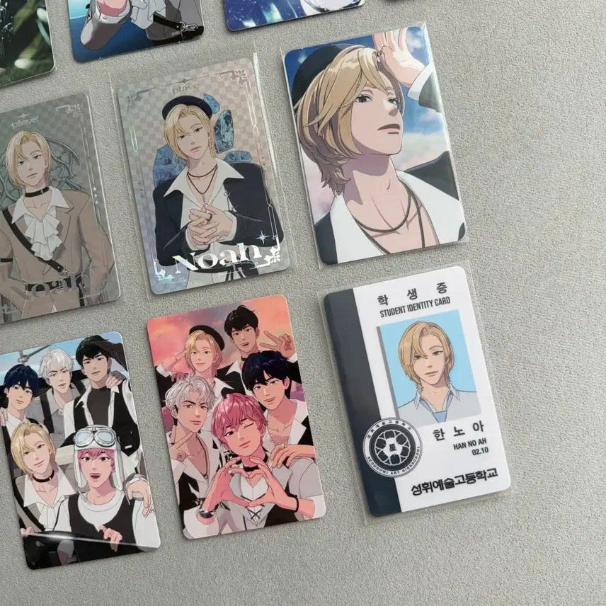 [BUNJANG] PLAVE Noah Photocard and Student ID Bundle Set / 플레이브 노아 앨범 포카 단체 포카 학생증 일괄