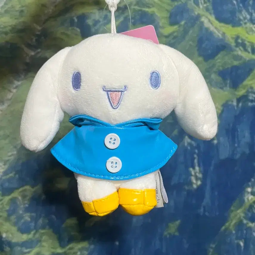 [BUNJANG] Sanrio Cinnamoroll Character Doll Keychain Toy / 산리오 시나모롤(시나몬롤)캐릭터 인형 키링 미사용 열쇠고리 소품 토이