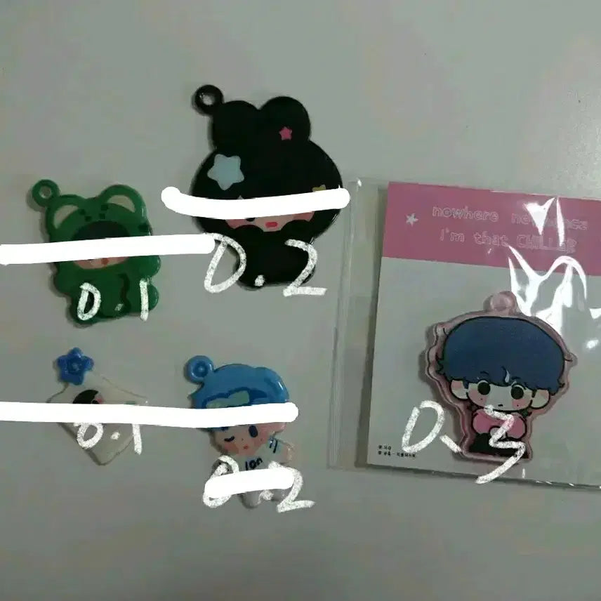 [BUNJANG] NCT Mark Fanart Keyring / 엔시티 마크 팬아트 키링 판매 다님
