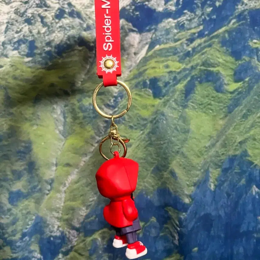 [BUNJANG] Spider-Man Keyring Keychain / 스파이더맨 키링 열쇠고리 미사용품