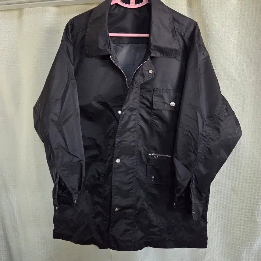 [BUNJANG] Unisex Black Outpocket Jacket / 남.여 공용 블랙  아웃포켓 자켓. FREE