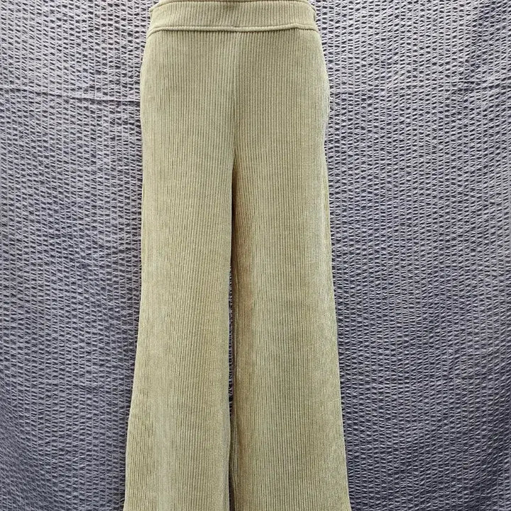 [BUNJANG] Ivory Corduroy Wide Pants (Size 64-82) / 아이보리 코듀로이 와이드 팬츠 (64-82)