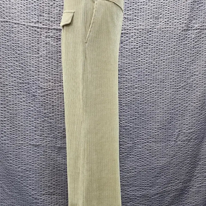 [BUNJANG] Ivory Corduroy Wide Pants (Size 64-82) / 아이보리 코듀로이 와이드 팬츠 (64-82)
