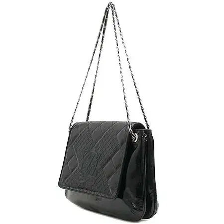[BUNJANG] Louis Quatorze Enamel Silver Chain Shoulder Bag / 루이까또즈 에나멜 은장체인 숄더백