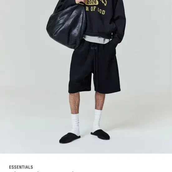 [BUNJANG] Fear of God Essentials Hoodie Black / 에센셜 후드티 2026 급처
