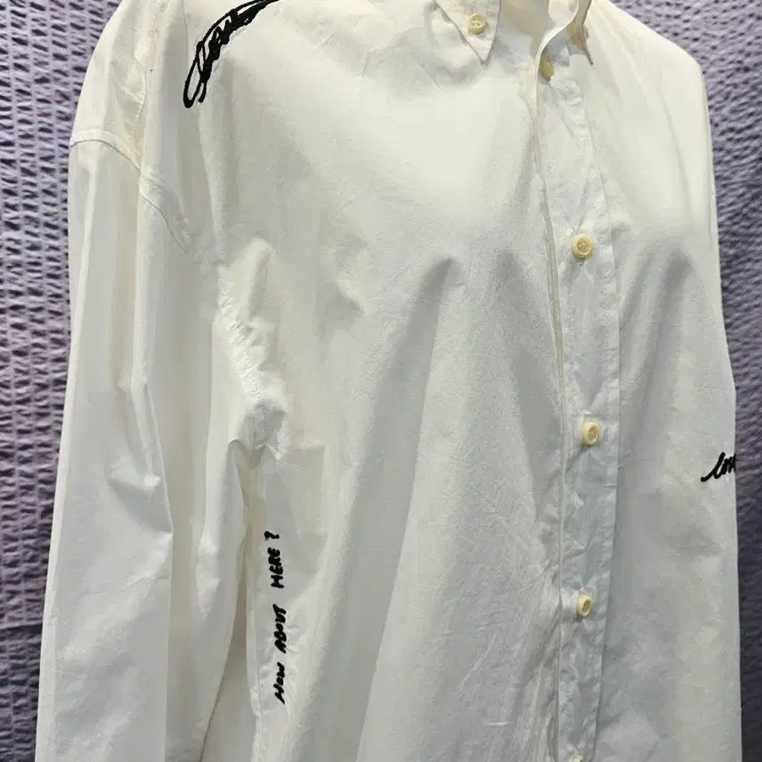 [BUNJANG] Kelly Park Studio White Shirt M / 켈리파크 스튜디오 화이트 셔츠 M