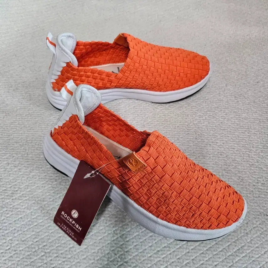 [BUNJANG] Rockfish Mesh Slip-on Shoes / 락피쉬 메쉬 슬립온 새상품(UK3).락피쉬 여성 우븐 슬립온