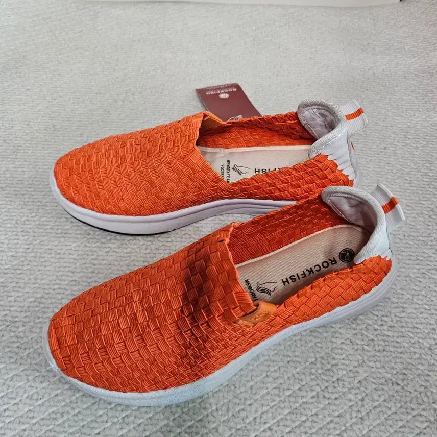 [BUNJANG] Rockfish Mesh Slip-on Shoes / 락피쉬 메쉬 슬립온 새상품(UK3).락피쉬 여성 우븐 슬립온
