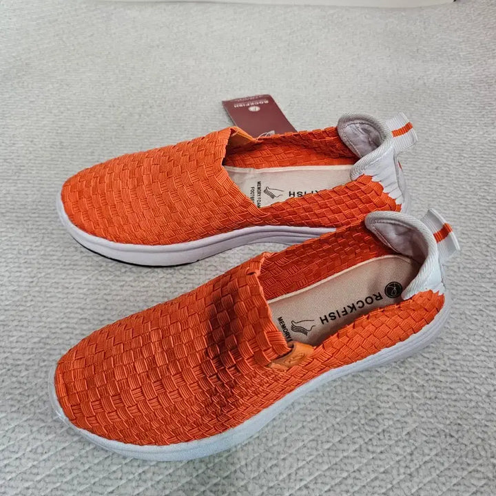 [BUNJANG] Rockfish Mesh Slip-on Shoes / 락피쉬 메쉬 슬립온 새상품(UK3).락피쉬 여성 우븐 슬립온
