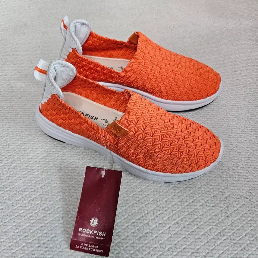 [BUNJANG] Rockfish Mesh Slip-on Shoes / 락피쉬 메쉬 슬립온 새상품(UK3).락피쉬 여성 우븐 슬립온