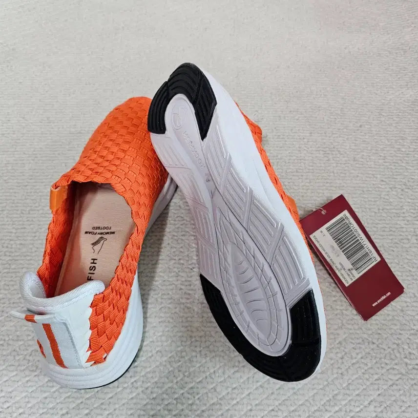 [BUNJANG] Rockfish Mesh Slip-on Shoes / 락피쉬 메쉬 슬립온 새상품(UK3).락피쉬 여성 우븐 슬립온