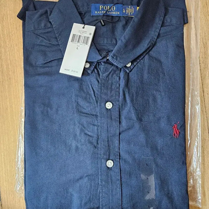 [BUNJANG] Polo Ralph Lauren Navy Shirt (L Size) / 폴로 랄프로렌 네이비 셔츠 L 사이즈