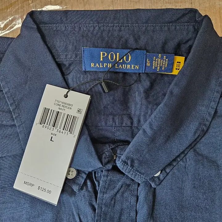 [BUNJANG] Polo Ralph Lauren Navy Shirt (L Size) / 폴로 랄프로렌 네이비 셔츠 L 사이즈
