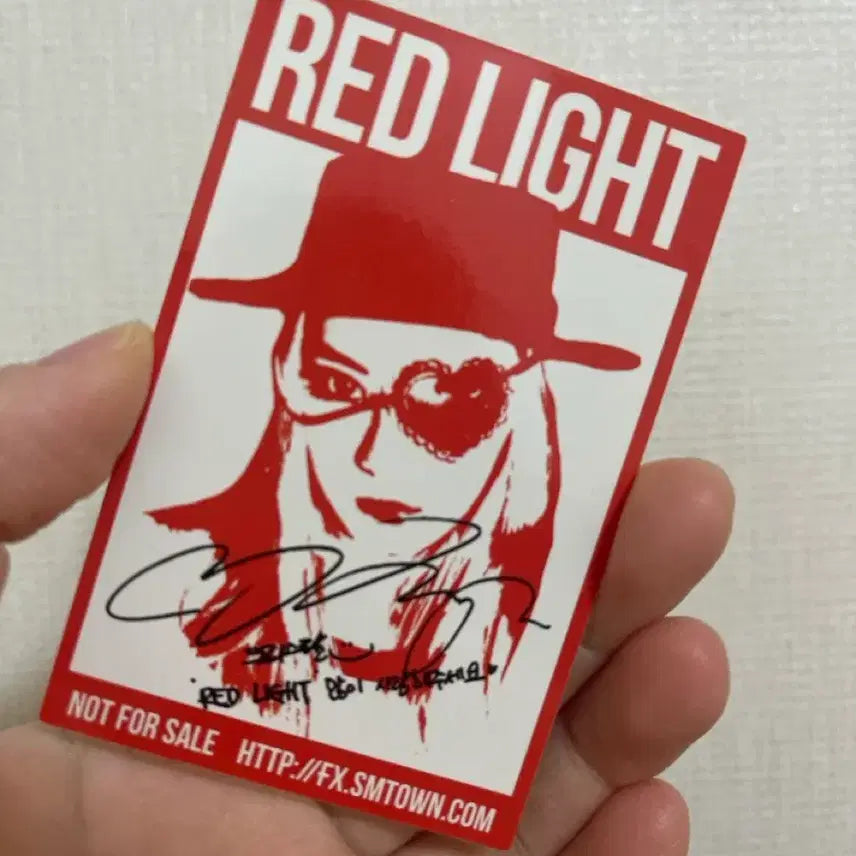 [SOLD OUT] 크리스탈 red light 포토카드