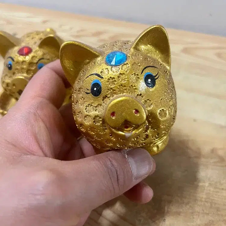 [BUNJANG] Pig Sculpture Set / 귀엽고 묵직한 돼지조형 2개  /   요316