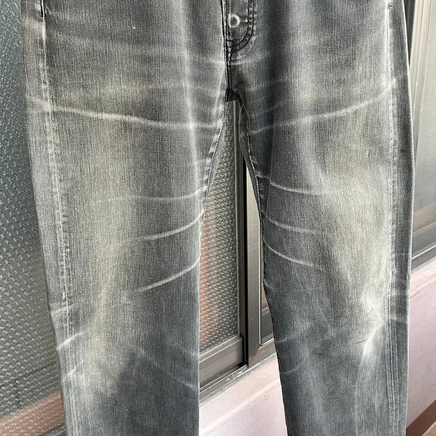 [BUNJANG] SlowGun Japan Archive Washed Denim Straight Fit Jeans / 슬로우건 SlowGun 재팬 아카이브 워싱 데님