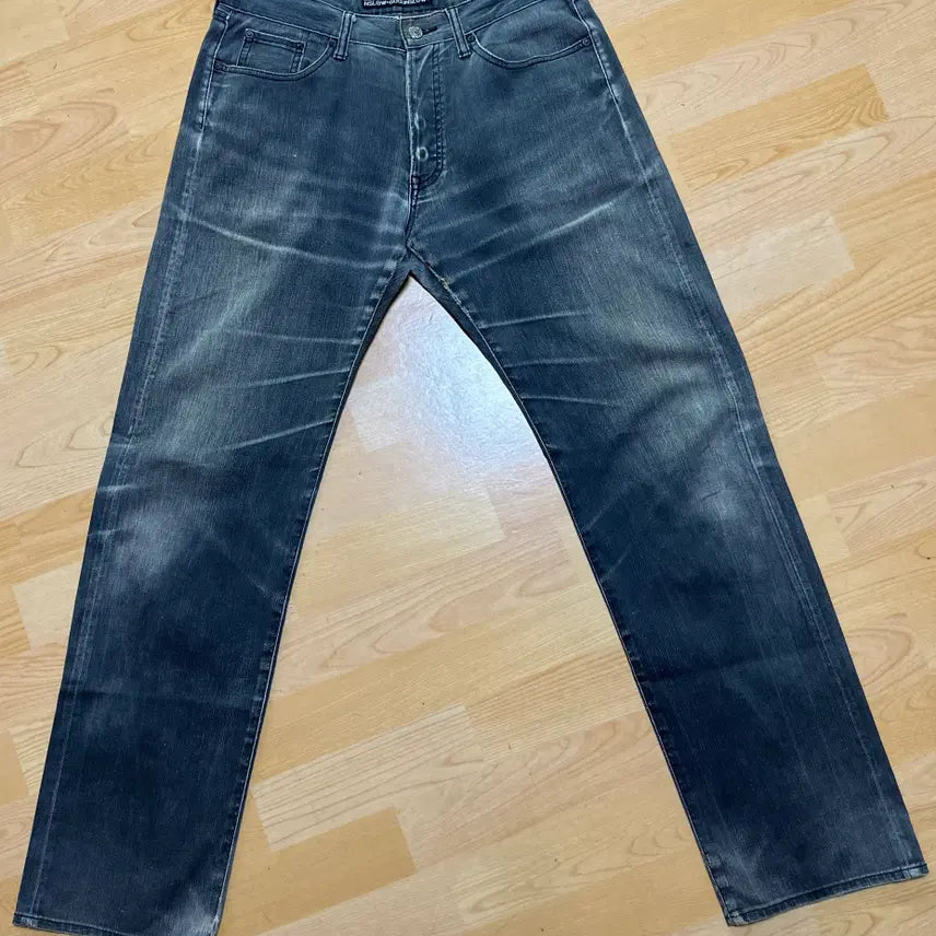 [BUNJANG] SlowGun Japan Archive Washed Denim Straight Fit Jeans / 슬로우건 SlowGun 재팬 아카이브 워싱 데님