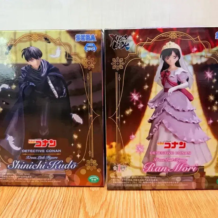 [BUNJANG] Detective Conan Kudo Shinichi &amp; Mori Ran Xross Link Figure (Sealed) / (일괄)명탐정 코난 쿠도 신이치 &amp; 모리 란 Xross Link 피규어