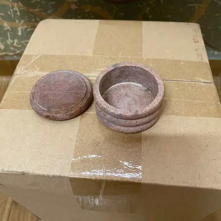 [BUNJANG] Unknown Floral Mother-of-Pearl Jewelry Box / 자개의 꽃문양의 보석합    /요316
