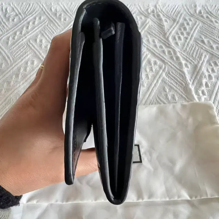 [BUNJANG] Gucci GG Navy Long Wallet / 구찌 GG 심블 네이비 장지갑 / 남녀공용 / 더스트백 포함