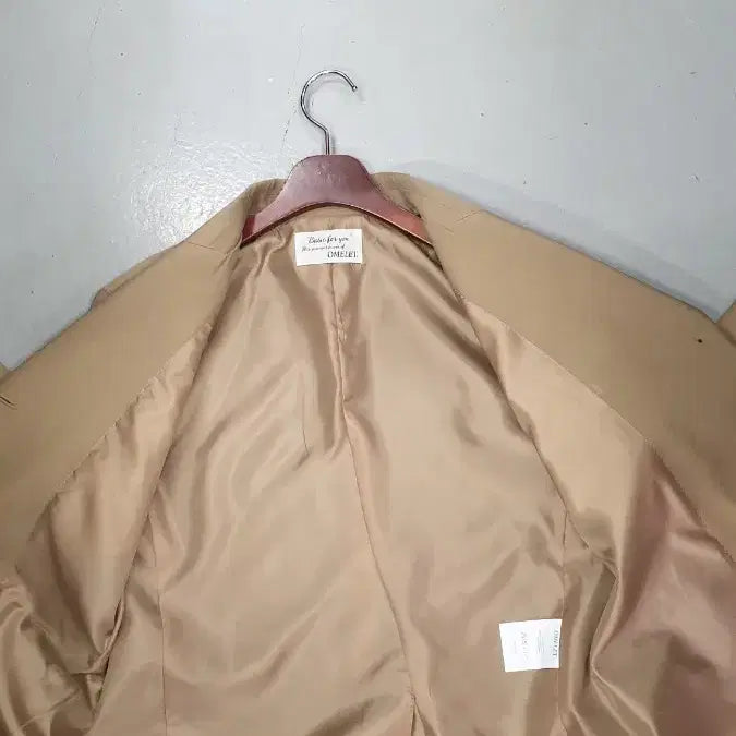 [BUNJANG] Omelet Beige Basic Jacket (Size 66) / Omelet 베이지 기본 자켓 66