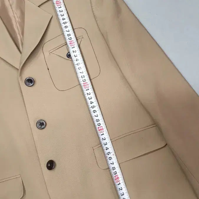 [BUNJANG] Omelet Beige Basic Jacket (Size 66) / Omelet 베이지 기본 자켓 66
