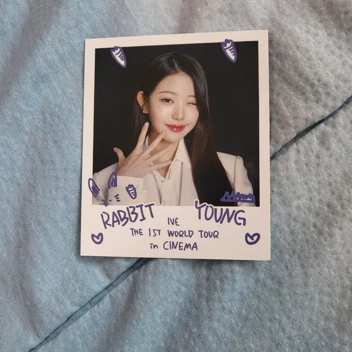 [BUNJANG] IVE Wonyoung Polaroid / 아이브 월드투어 인 시네마 폴라로이드 원영