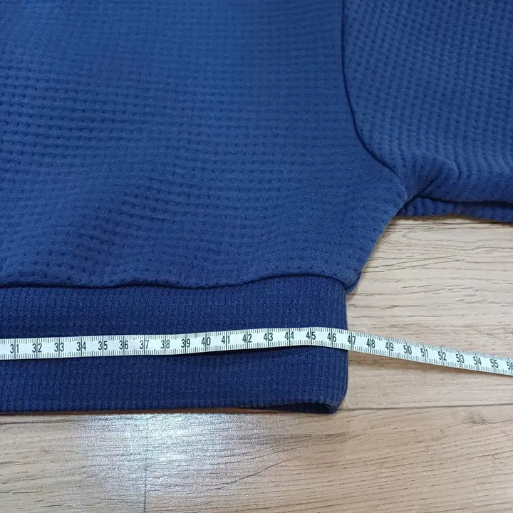 [BUNJANG] Nike Navy Cropped Sweatshirt / 나이키 네이비 크롭 맨투맨