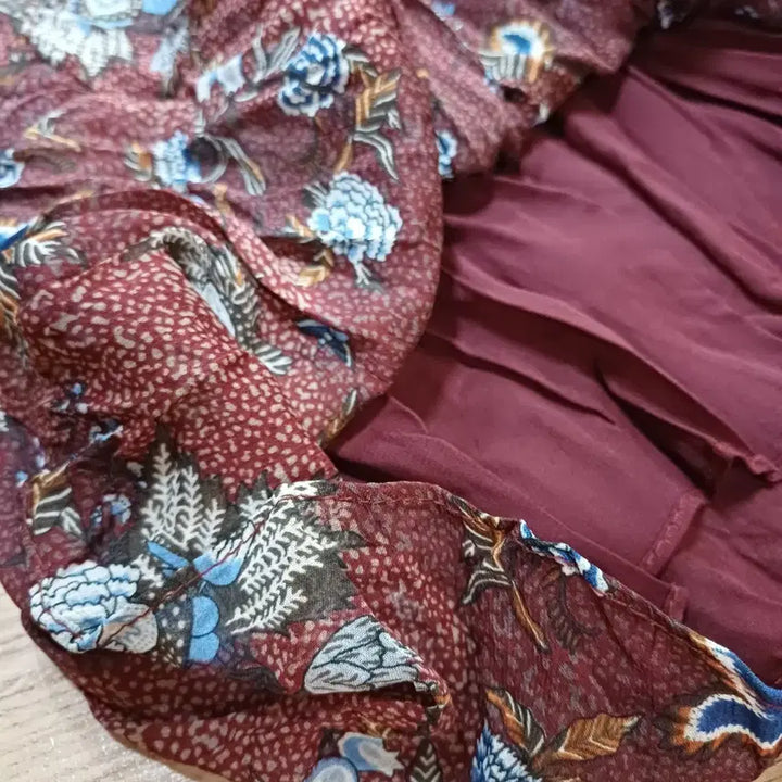 [BUNJANG] Nymph Floral Long Dress / 님프 롱 원피스