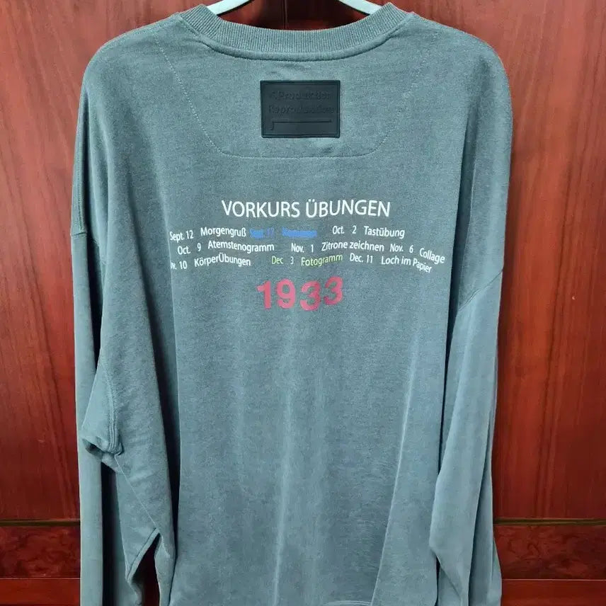 [BUNJANG] Solid Homme Charcoal Long Sleeve T-Shirt / 솔리드옴므 긴팔티셔츠