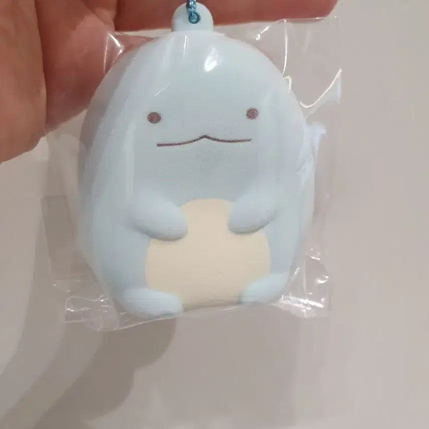 [BUNJANG] Sumikko Gurashi Tokage Flocking Keyring Holder / 스밋코구라시 토카게 플로키 키링 키홀더