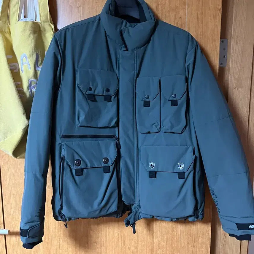 [BUNJANG] New Balance Eastlogue Padded Jacket - Green - L / 뉴발란스 이스트로그 패딩 L 그린