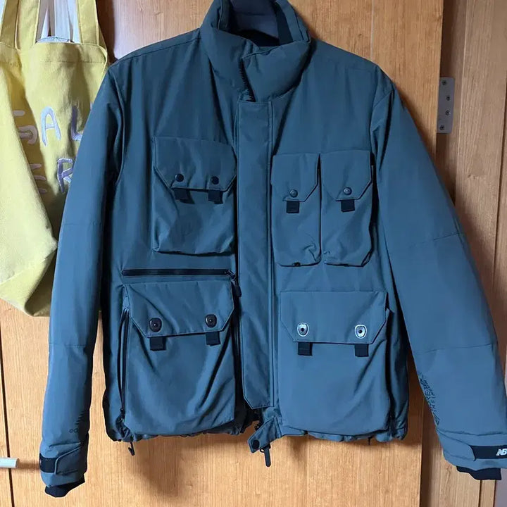 [BUNJANG] New Balance Eastlogue Padded Jacket - Green - L / 뉴발란스 이스트로그 패딩 L 그린