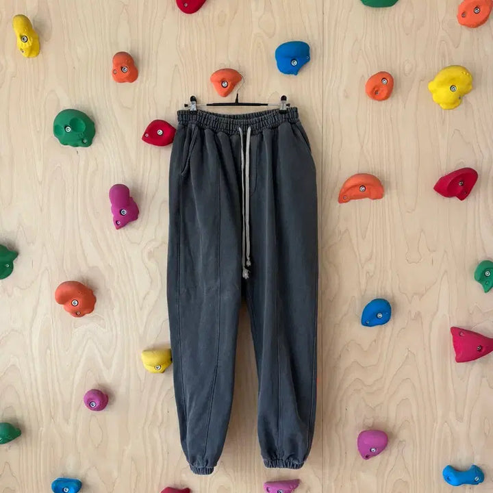 [BUNJANG] Attentionlow Grey Jogger Training Pants / 그레이 조거 트레이닝 바지 어텐션로우