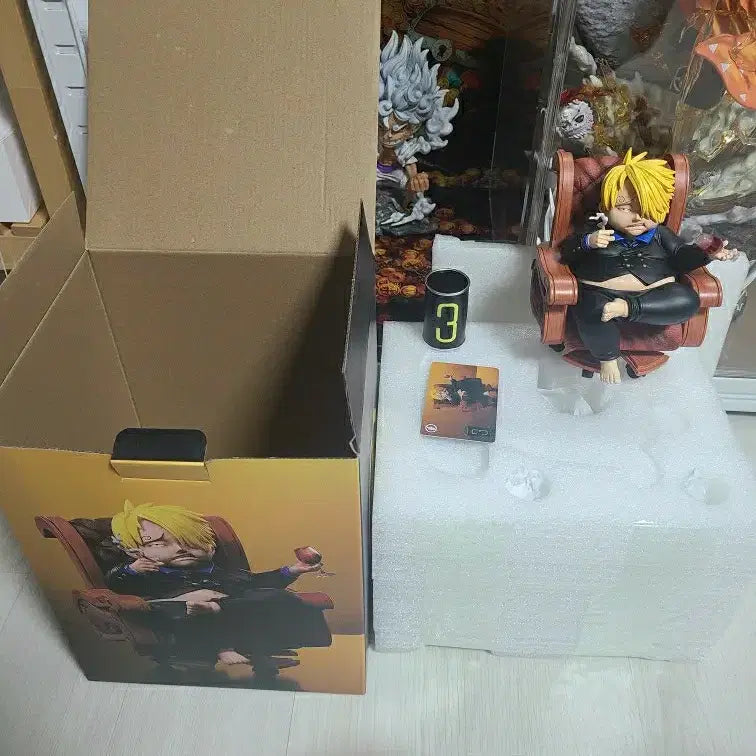 [BUNJANG] One Piece Sanji Resin Figure / 원피스 ls 상디 레진 피규어