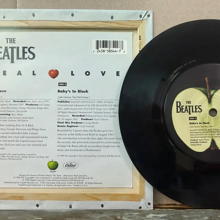 [BUNJANG] The Beatles Real Love 1996 7-inch EP / (7인치 EP) The Beatles - Real Love 96년 초반