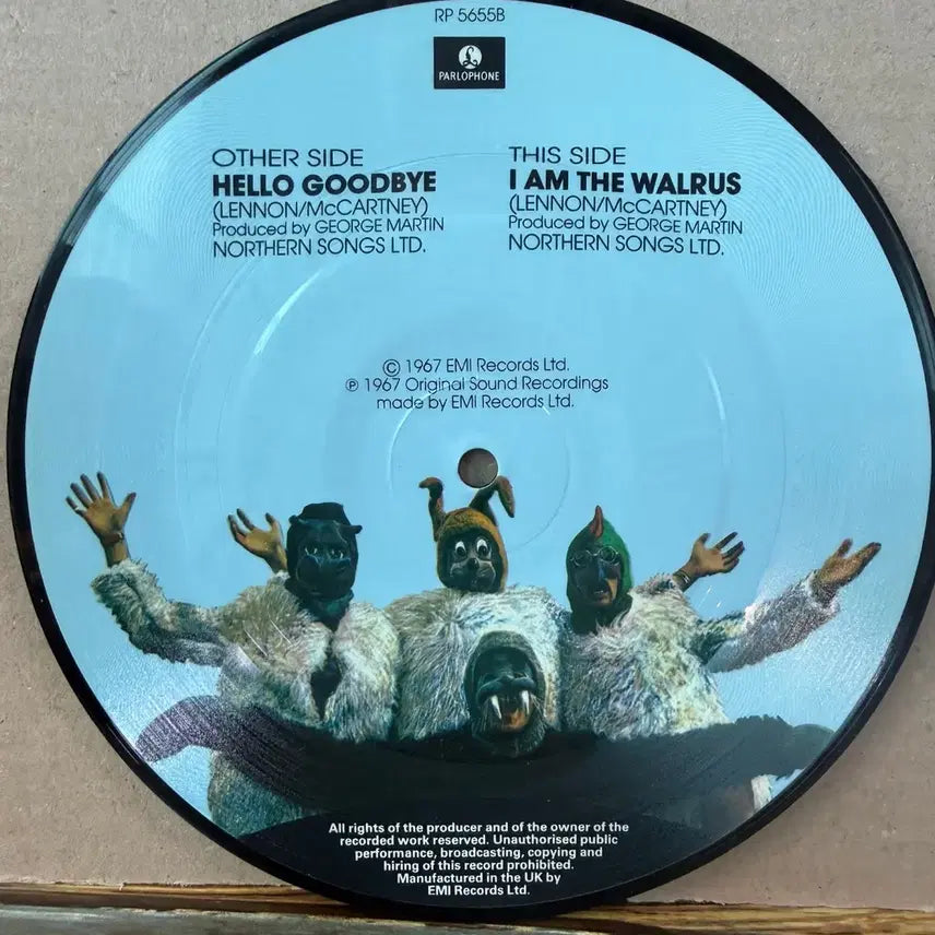 [BUNJANG] The Beatles Hello Goodbye 7-inch Picture Disc UK Original Press / (7인치 EP) The Beatles 비틀즈 - 픽처 디스크 UK 초반