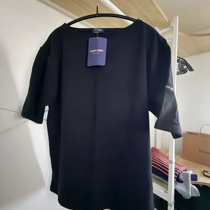 [BUNJANG] Saint James Guidelot Short Sleeve T-Shirt Size M/L / 세인트제임스 길도 반팔 사이즈 66-77