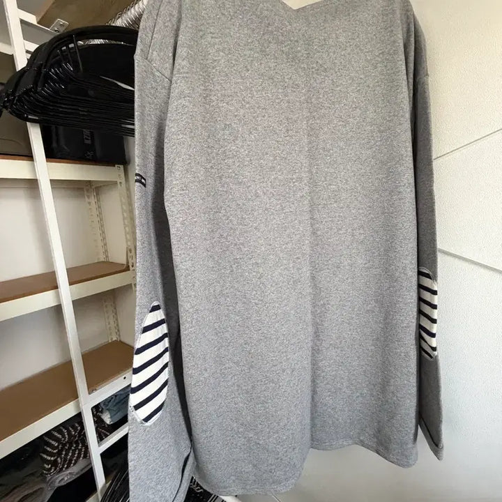 [BUNJANG] Saint James Gildo Elbow Patch Long Sleeve T-Shirt / 세인트제임스 엘보패치 긴팔 사이즈 110