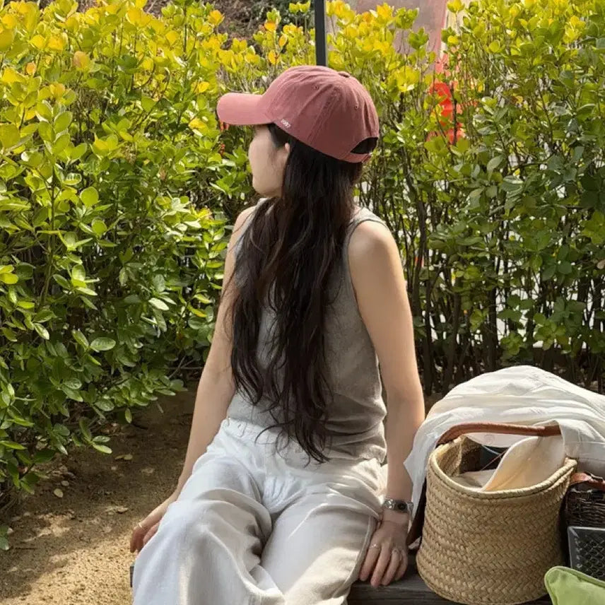 [BUNJANG] OKP Smokey Pink Cap Hat / 오케플 okp 캡모자 스모키핑크