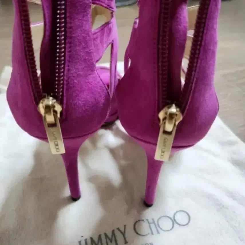 [BUNJANG] Jimmy Choo Suede Wedge Heels Size 37.5 / 지미추/새상품급/스웨이드 웨지힐/37.5