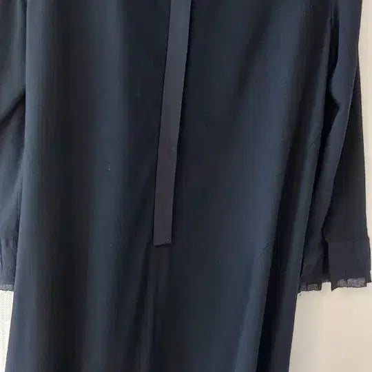 [BUNJANG] Son Jung Wan Navy Frill Detail Dress / 손정완 네이비 원피스