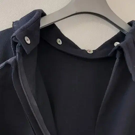 [BUNJANG] Son Jung Wan Navy Frill Detail Dress / 손정완 네이비 원피스