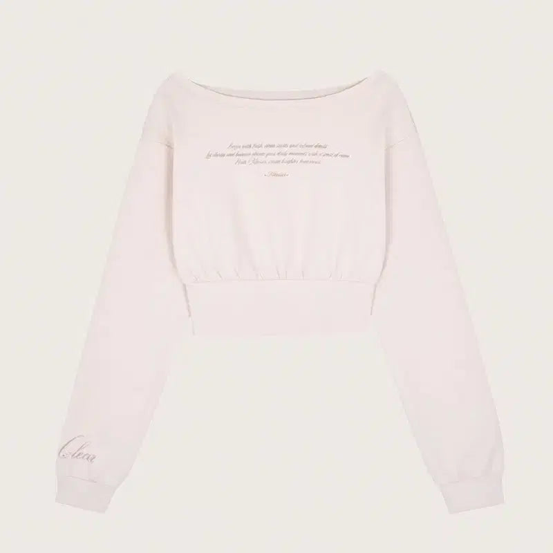 [BUNJANG] Clichy Sugar Lettering Top / 클리시어 슈가 레터링 탑