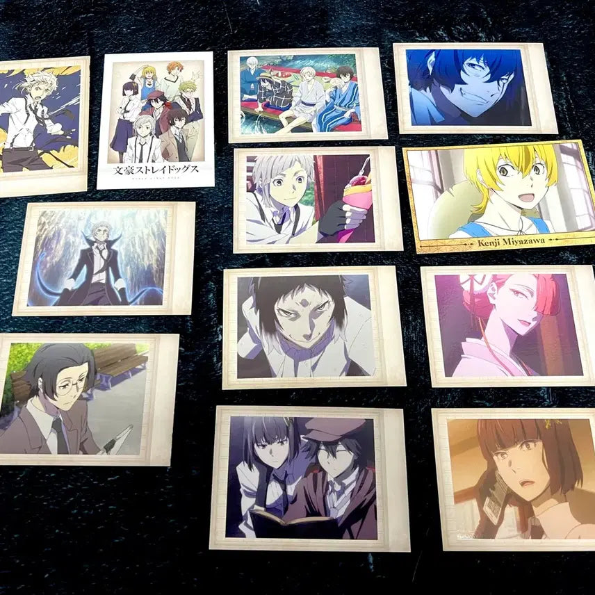 [BUNJANG] Bungo Stray Dogs Dazai Ranpo Akutagawa Photocard Bundle Set / 문호스트레이독스 문스독 파샤 포토카드 다자이 란포 아쿠타가와
