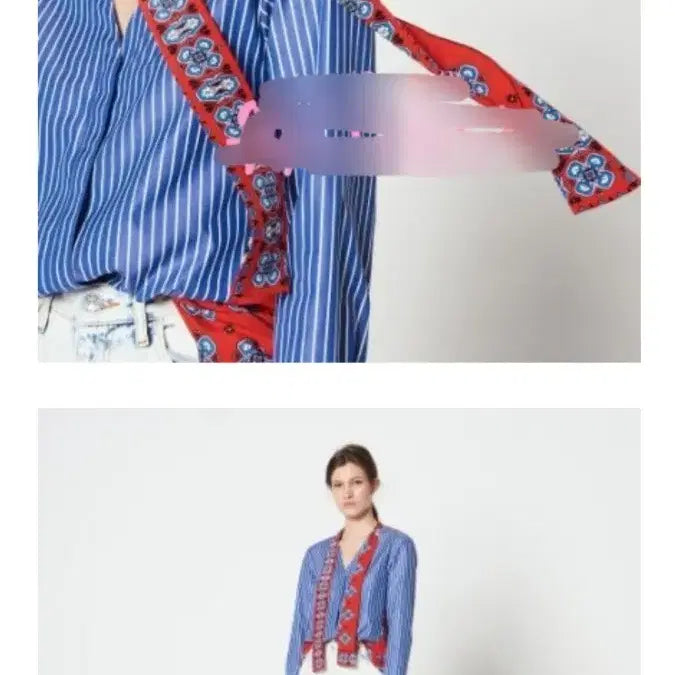 [BUNJANG] Sandro Brunella Blouse - Size 1 / 산드로 브루넬라 블라우스 1사이즈