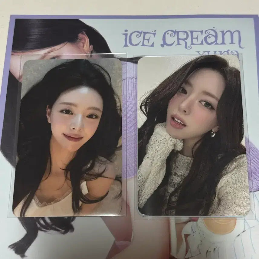 [SOLD OUT] ITZY 유나 solo 공방포카 ICE CREAM 아이스크림